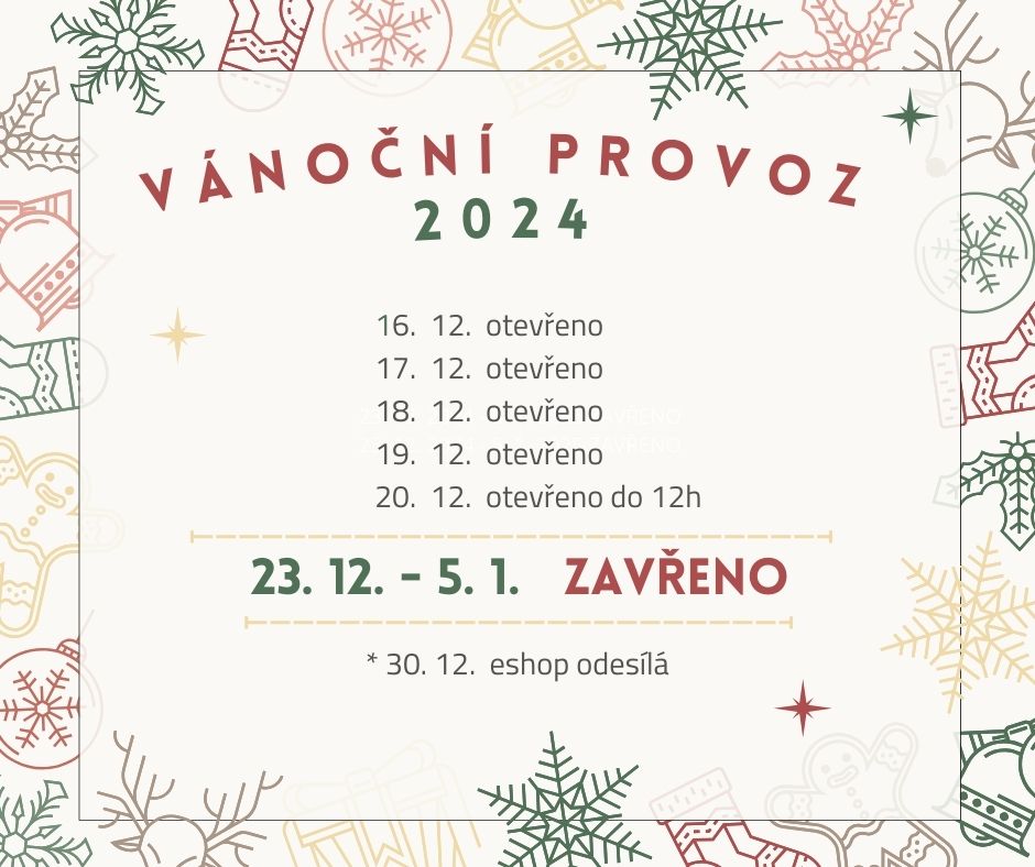Vánoční provoz 2024